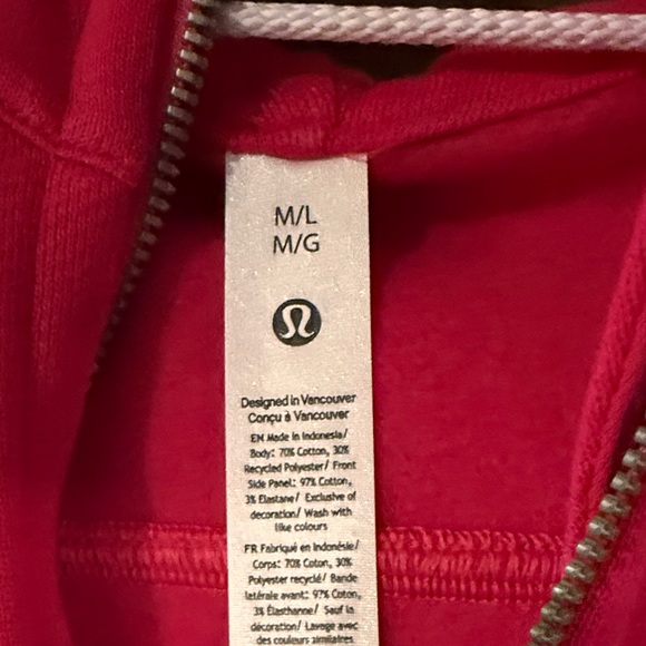 Lululemon oversized scuba full zip hoodie - Picture 2 of 3